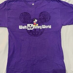 Purple Walt Disney World Mickey T-Shirt – Disney Parks Classic Logo Tee